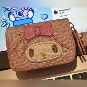 My Melody Pink Key Fob Wallet